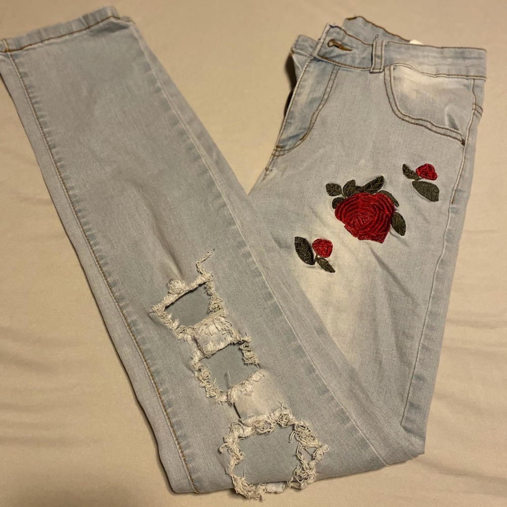 Women Jeans Light Blue Size 29